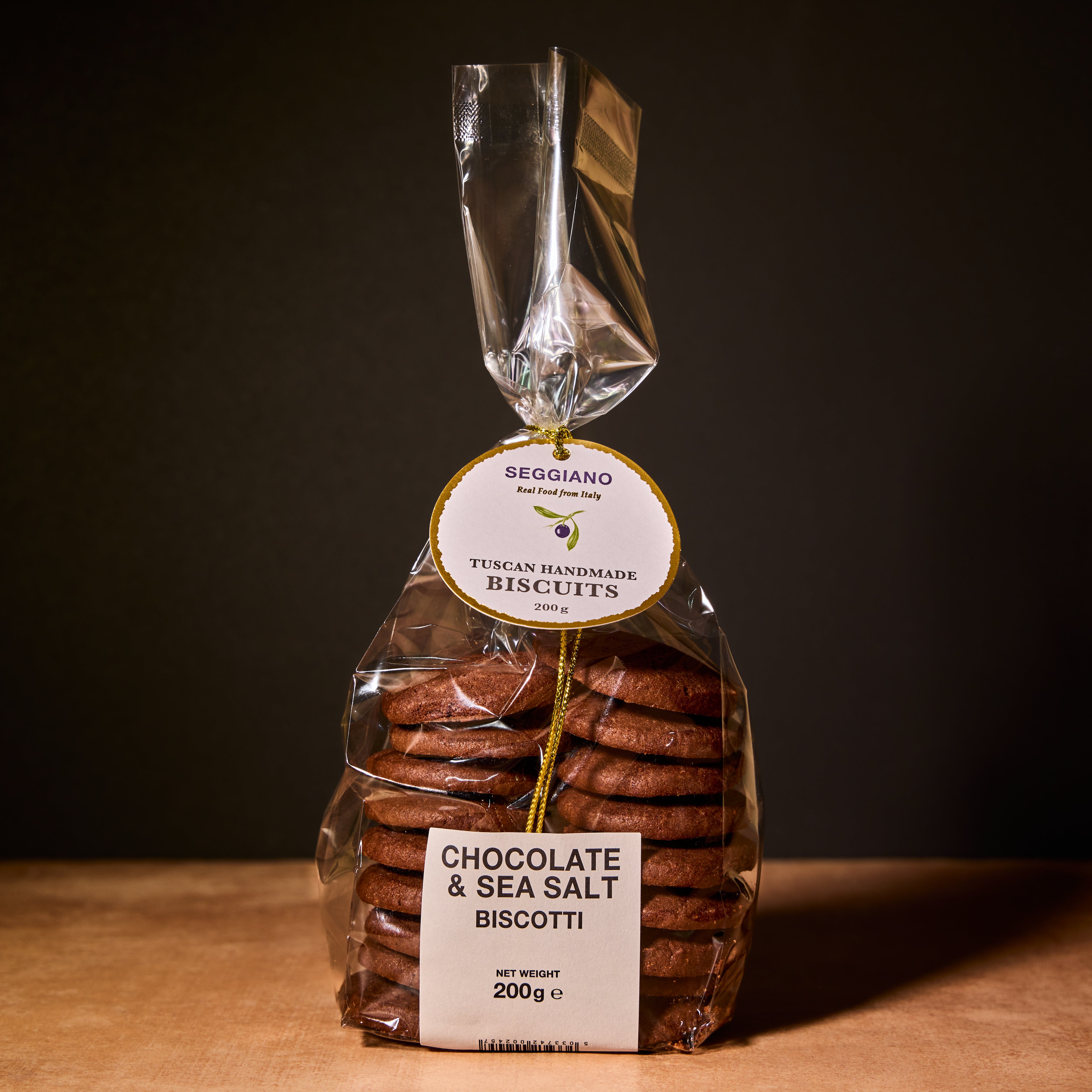 Seggiano sea salt and chocolate biscotti, 200g